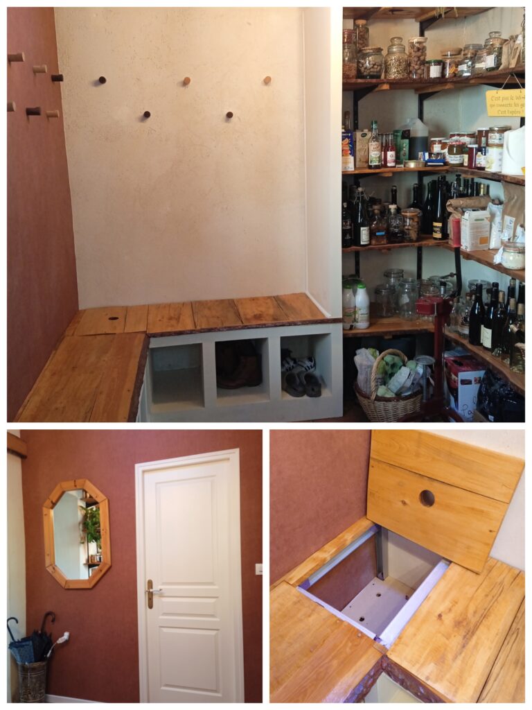 conception et réalisation d'une entrée de maison. L’atelier à bric'HOME